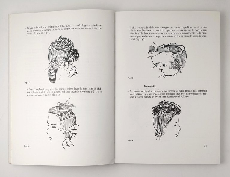 TECNICA MODERNA DEL PARRUCCHIERE PER SIGNORA di Ennio Minazzoli 1979 …
