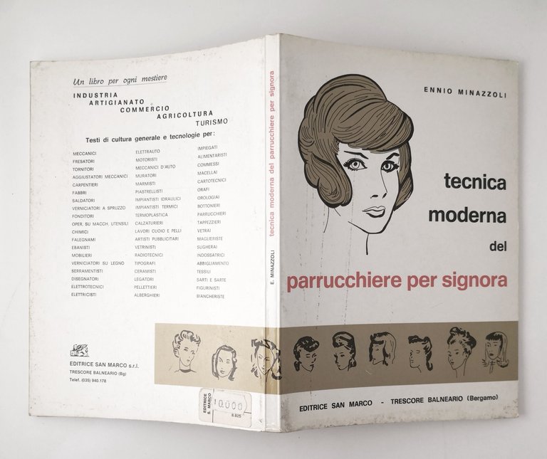 TECNICA MODERNA DEL PARRUCCHIERE PER SIGNORA di Ennio Minazzoli 1979 …