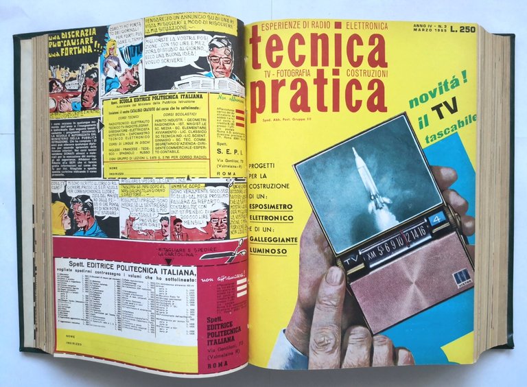 TECNICA PRATICA annata completa 1965 12 numeri Edizioni Cervinia libro …