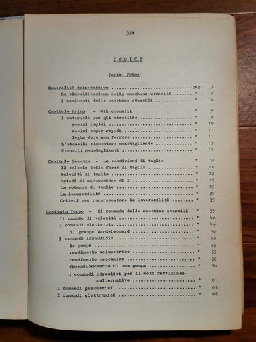TECNOLOGIA MECCANICA 1969 appunti dai corsi politecnico di Torino CLUT …
