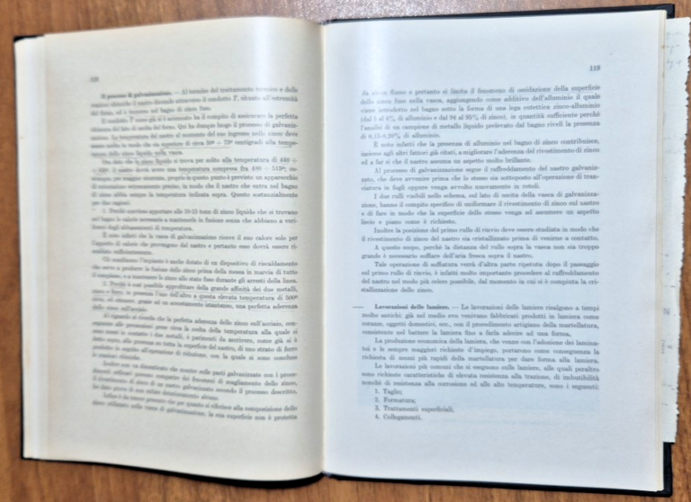 TECNOLOGIE GENERALI Micheletti 1957 Levrotto e Bella Libro metalli acciaio