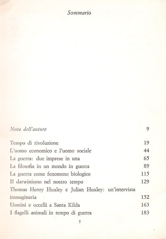 TEMPO DI RIVOLUZIONE Julian Huxley Il Saggiatore i gabbiani libro