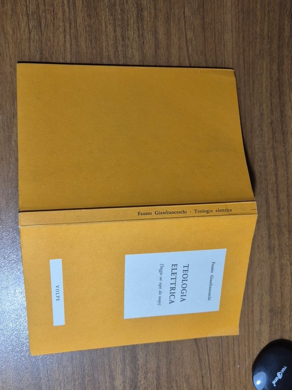 TEOLOGIA ELETTRICA di Fausto Gianfranceschi 1969 Volpe Libro saggio segni …