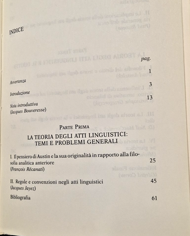 TEORIA DEGLI ATTI LINGUISTICI ETICA E DIRITTO Paul Amselek 1991 …