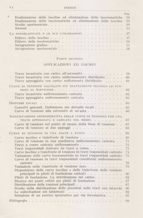 TEORIA E APPLICAZIONI SULLA FOTOELASTICITÀ di Libero Guarneri 1950 Gorlich …
