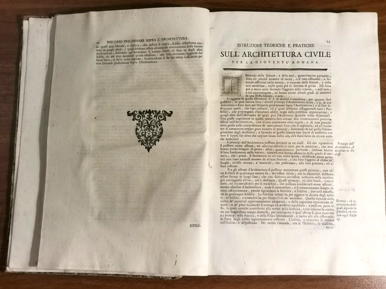 TEORIA E PRATICA DI ARCHITETTURA CIVILE Girolamo Masi 1788 Fulgoni …