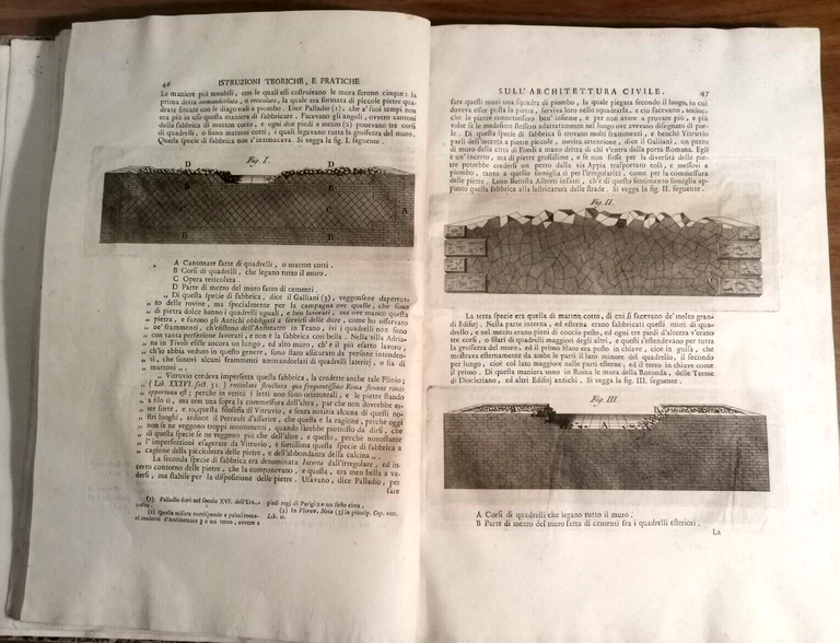 TEORIA E PRATICA DI ARCHITETTURA CIVILE Girolamo Masi 1788 Fulgoni …