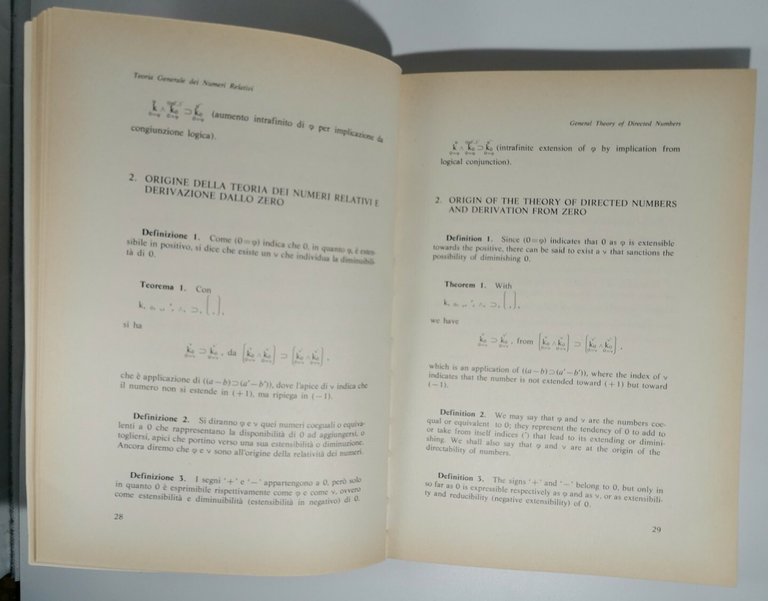 Teoria Generale Dei Numeri Relativi di Franco Spisani - Theory …