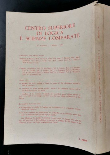 TEORIA GENERALE DEI NUMERI RELATIVI general theory of directed numbers …