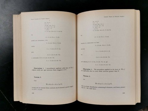 TEORIA GENERALE DEI NUMERI RELATIVI general theory of directed numbers …