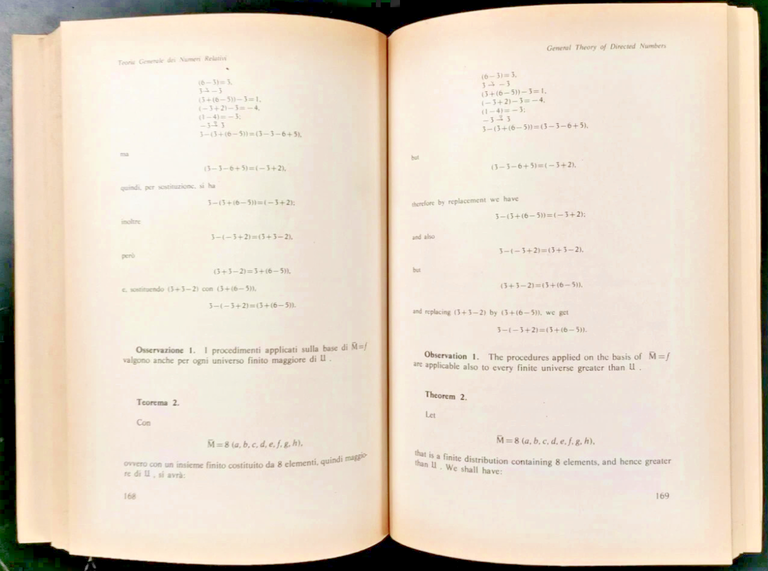 Teoria Generale Numeri Relativi di Franco Spisani Theory directed Numbers … | Immagine Gallery 5