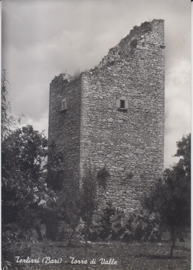 TERLIZZI TORRE DI VALLE Cartolina Non Viaggiata anni '50 Bari …