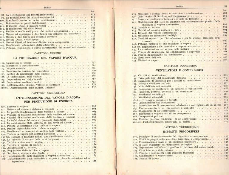 TERMODINAMICA INDUSTRIALE di C A Cavalli 1953 Hoepli Libro Ingegneria …