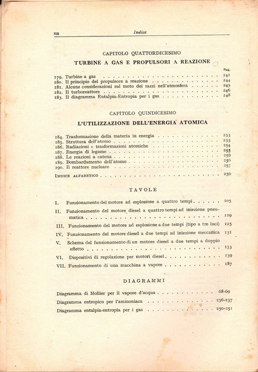 TERMODINAMICA INDUSTRIALE di C A Cavalli 1953 Hoepli Libro Ingegneria …