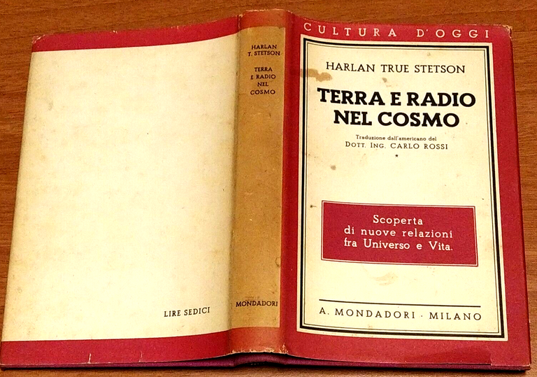 TERRA E RADIO NEL COSMO di Harlan True Stetson 1936 …