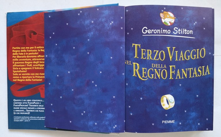 TERZO VIAGGIO NEL REGNO DELLA FANTASIA di Geronimo Stilton 2007 …