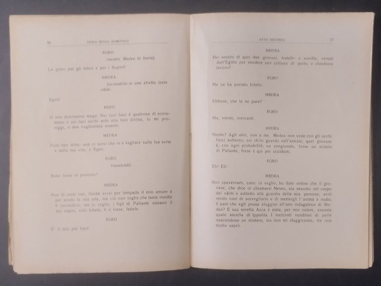 TESEO SENZA GOMITOLO FRASIKÉJA di Francesco Capruzzi 1936 Eliodora Libro …