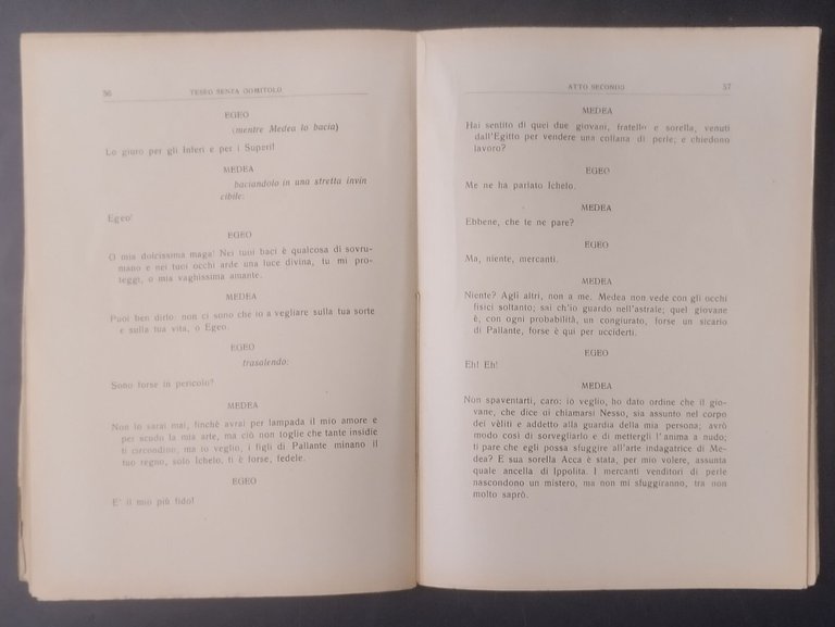 TESEO SENZA GOMITOLO FRASIKÉJA di Francesco Capruzzi 1936 Eliodora Libro …