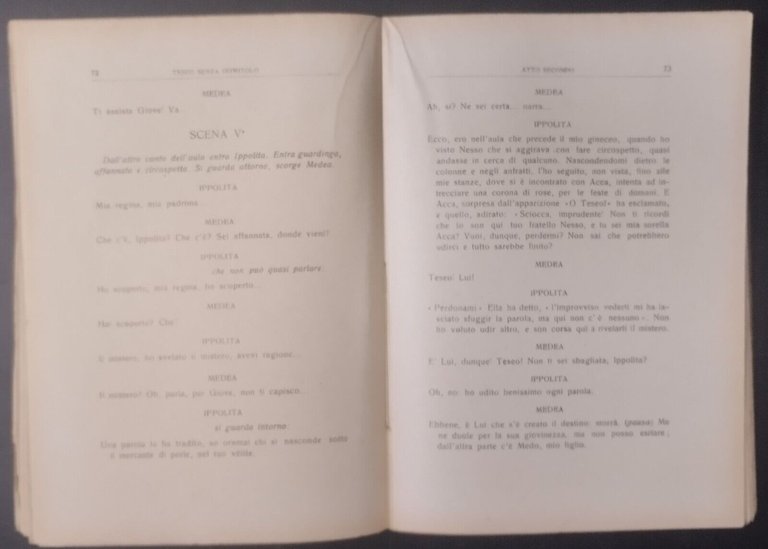 TESEO SENZA GOMITOLO FRASIKÉJA di Francesco Capruzzi 1936 Eliodora Libro …