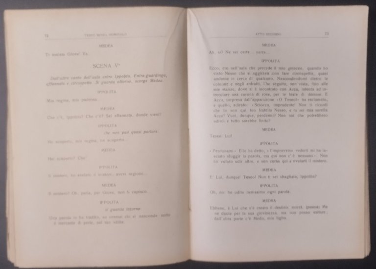 TESEO SENZA GOMITOLO FRASIKÉJA di Francesco Capruzzi 1936 Eliodora Libro …