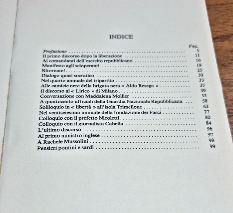TESTAMENTO POLITICO di Benito Mussolini 1984 La Fenice Scritti Discorsi … | Immagine Gallery 4