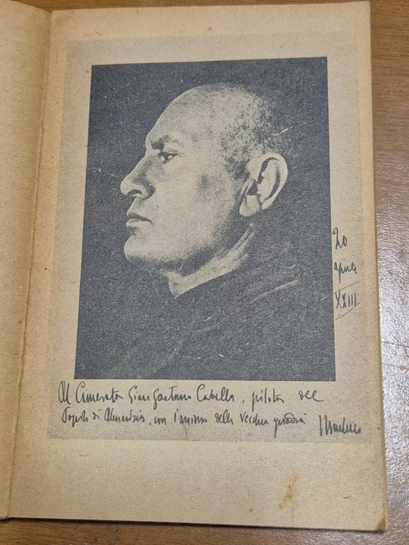 TESTAMENTO POLITICO DI MUSSOLINI Gian Gaetano Cabella 1948 Tosi libro
