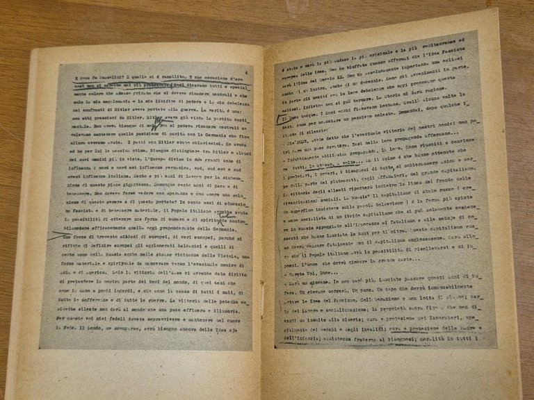 TESTAMENTO POLITICO DI MUSSOLINI Gian Gaetano Cabella 1948 Tosi libro
