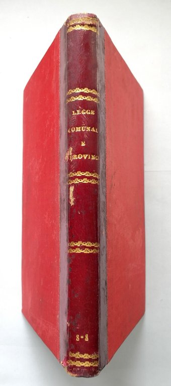 TESTO UNICO DELLA LEGGE COMUNALE E PROVINCIALE 1889 Maj e …