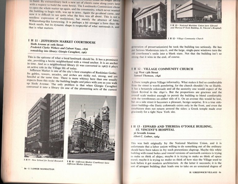 THE CITY OBSERVED NEW YORK di Paul Goldberger 1979 Vintage …