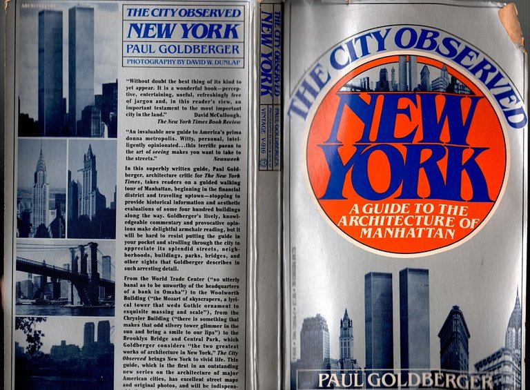 THE CITY OBSERVED NEW YORK di Paul Goldberger 1979 Vintage …