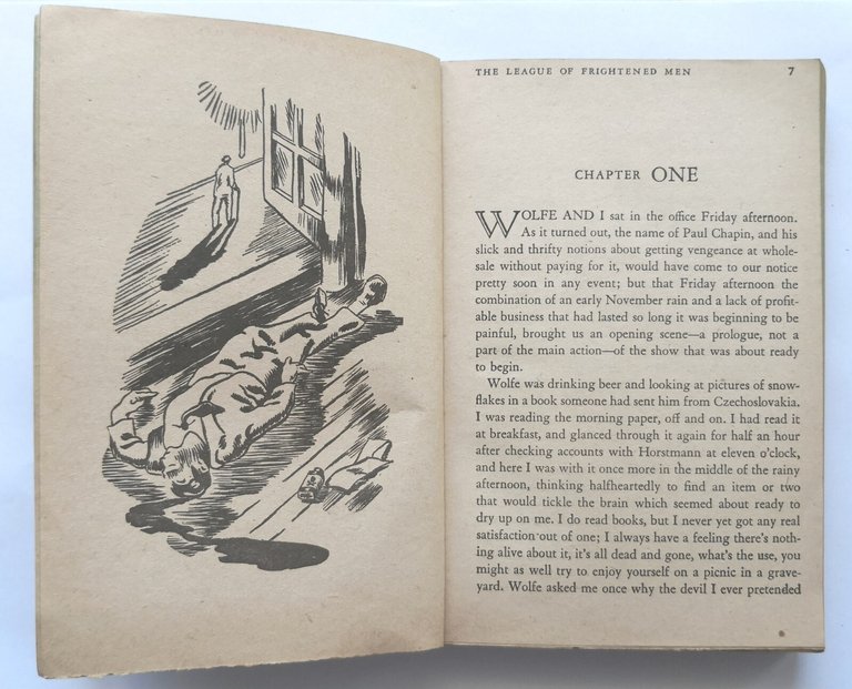 THE LEAGUE OF FRIGHTENED MEN di Rex Stout 1935 Avon …