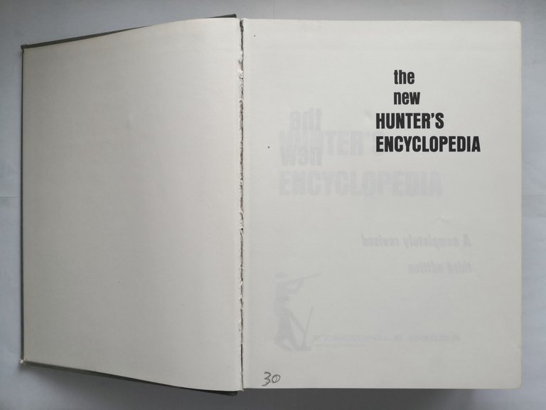 THE NEW HUNTER'S ENCYCLOPEDIA 1966 Stackpole Books Libro Caccia Enciclopedia