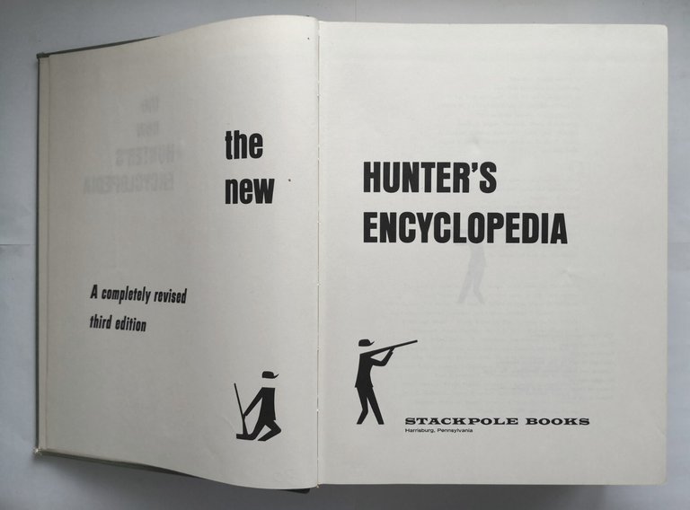 THE NEW HUNTER'S ENCYCLOPEDIA 1966 Stackpole Books Libro Caccia Enciclopedia
