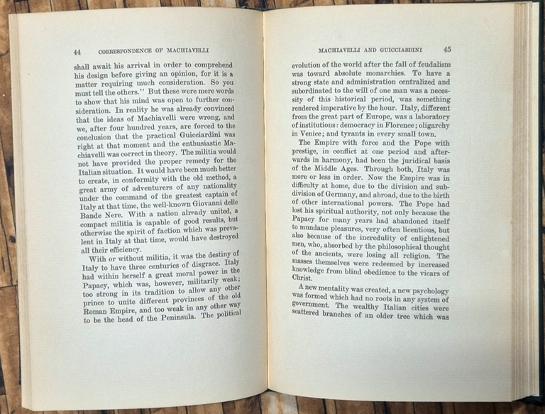 THE PRIVATE CORRESPONDENCE OF NICOLO MACHIAVELLI di Orestes Ferrara 1929 … | Immagine Gallery 3