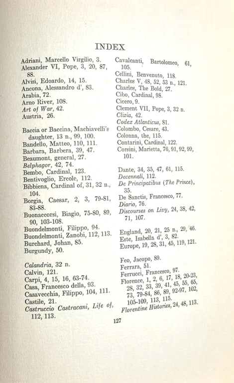THE PRIVATE CORRESPONDENCE OF NICOLO MACHIAVELLI di Orestes Ferrara 1929 … | Immagine Gallery 5