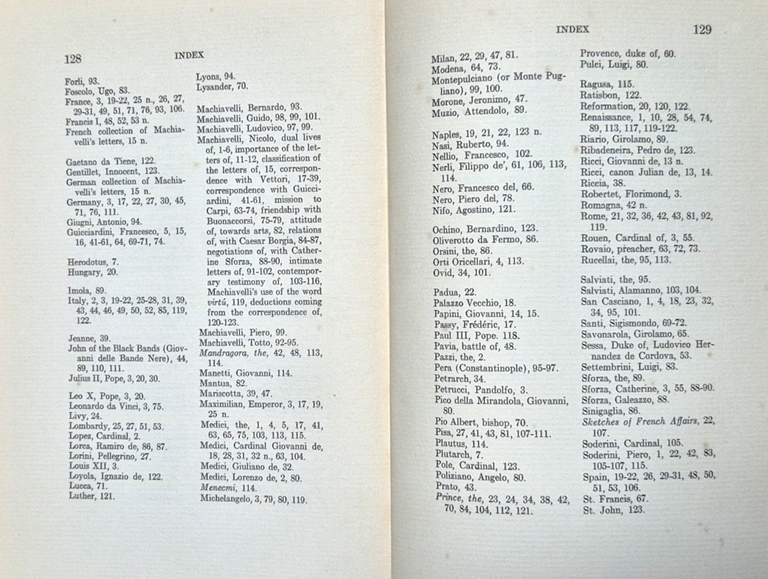 THE PRIVATE CORRESPONDENCE OF NICOLO MACHIAVELLI di Orestes Ferrara 1929 … | Immagine Gallery 6