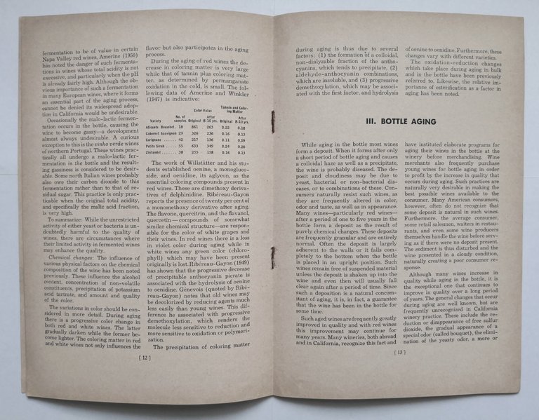 THE RESPONSE OF WINE TO AGING di Maynard Amerine 1950 …
