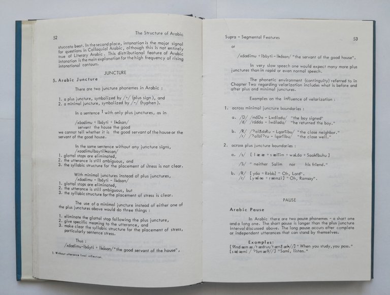 THE STRUCTURE OF ARABIC di Raja Nasr 1979 Librairie du …