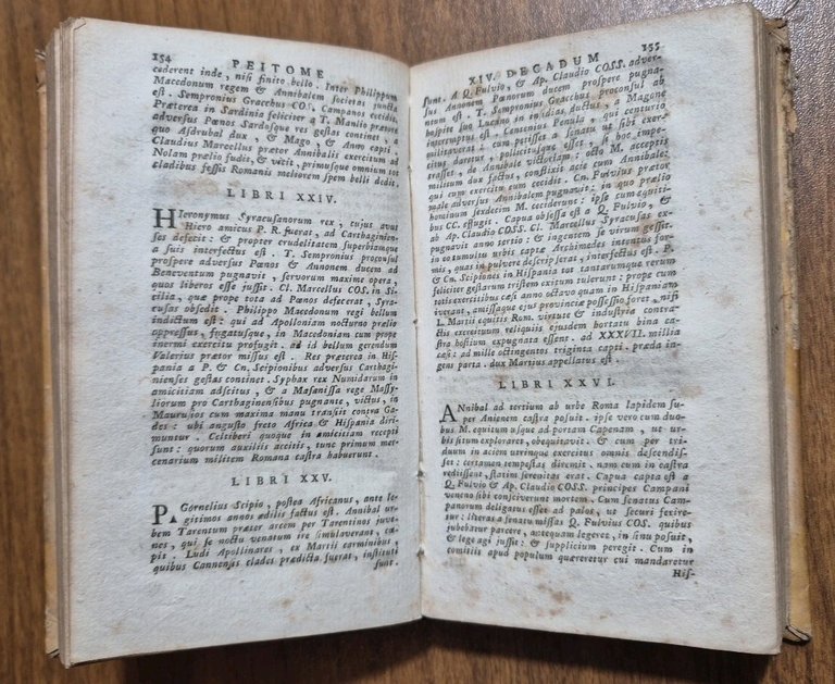 TITI LIVII OPERA quae supersunt Volume 5 - 1768 Tito …