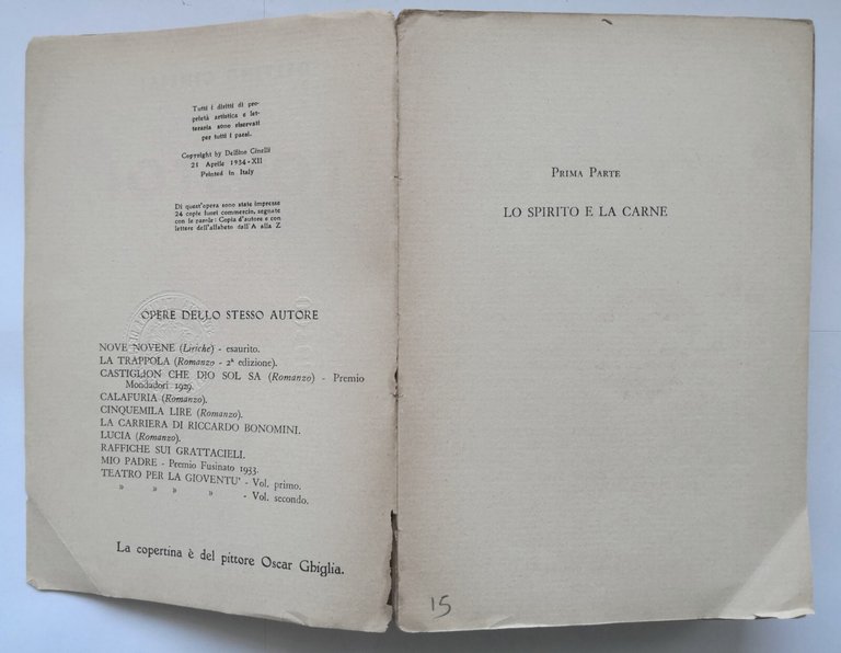 TOLSTOI di Delfino Cinelli 1934 L'Eroica libro biografia vita
