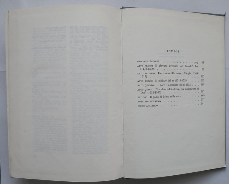 TOMMASO MORO di R W Chambers 1965 Rizzoli libro biografia