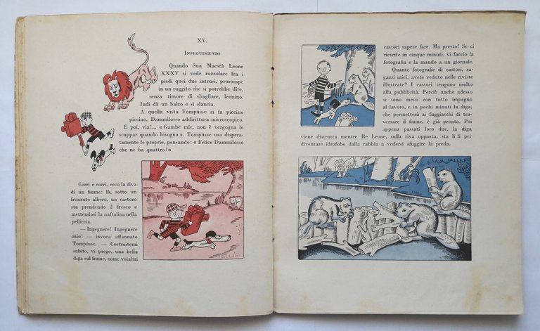 TOMPUSSE E LE BESTIE di Mario Buzzichini 1948 UTET la …