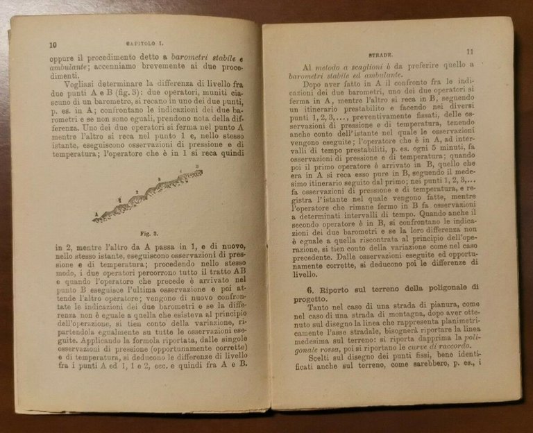 TOPOGRAFIA volume 5 APPLICAZIONI di G Pigozzi 1915 Giusti libro …
