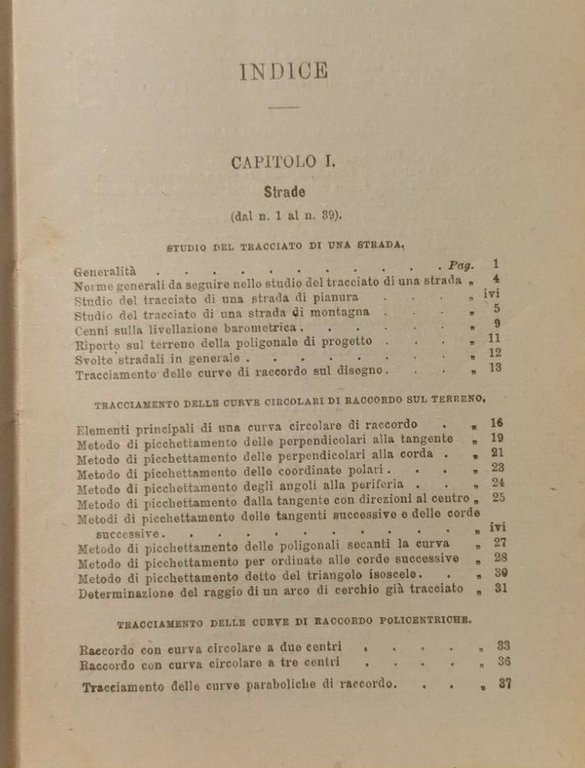 TOPOGRAFIA volume 5 APPLICAZIONI di G Pigozzi 1915 Giusti libro …
