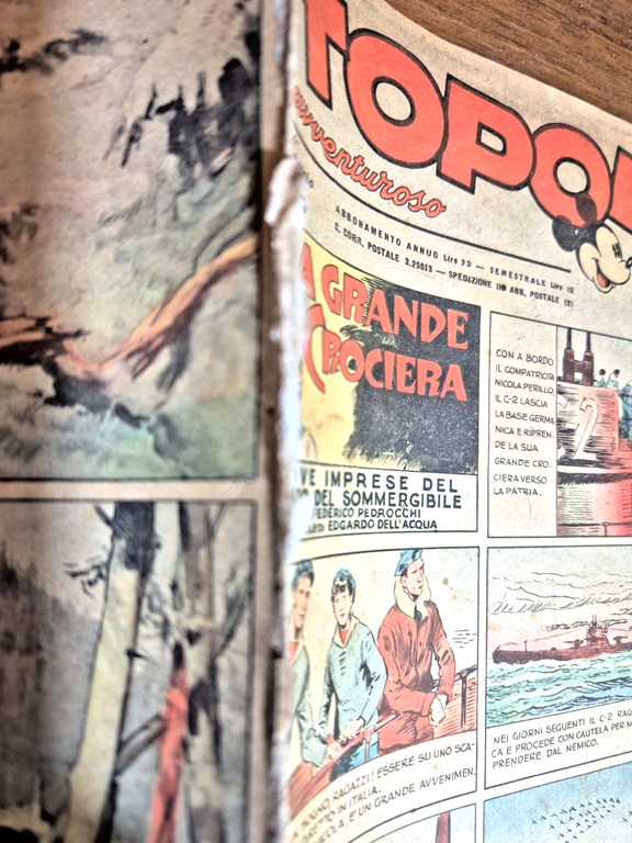 TOPOLINO Giornale numero 558 24 agosto 1943 ORIGINALE Vintage Modadori | Immagine Gallery 3