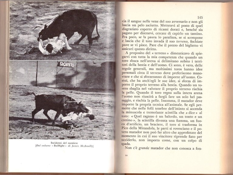 TORO di Jean Cau 1962 Longanesi Il Cammeo Libro Corrida …