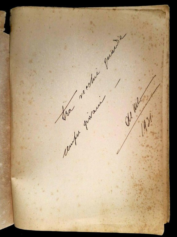 TRA DUE GUERRE di Mario De Meo 1931 Casini libro …