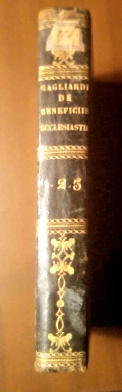 TRACTATUS DE BENEFICIIS ECCLESIASTICIS di Caroli Gagliardi 3 volumi 1842 …