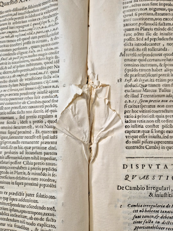 TRACTATUS DE CAMBII di Raffaele De Turri 1641 Calenzanus Genova …