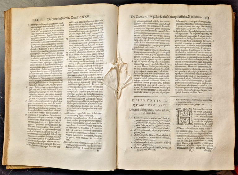 TRACTATUS DE CAMBII di Raffaele De Turri 1641 Calenzanus Genova …